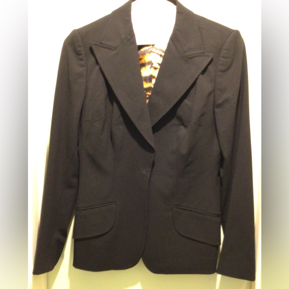 Retro Dolce & Gabbana Elegant Black Blazer